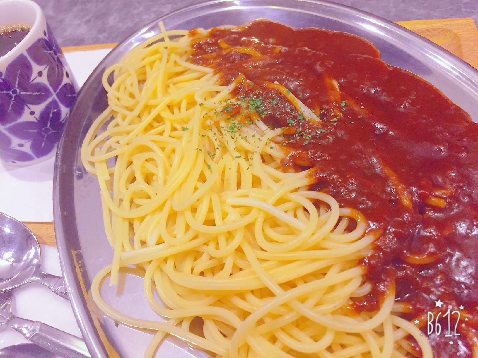 パスタにカレーの『横浜カレーパスタ』っ♪